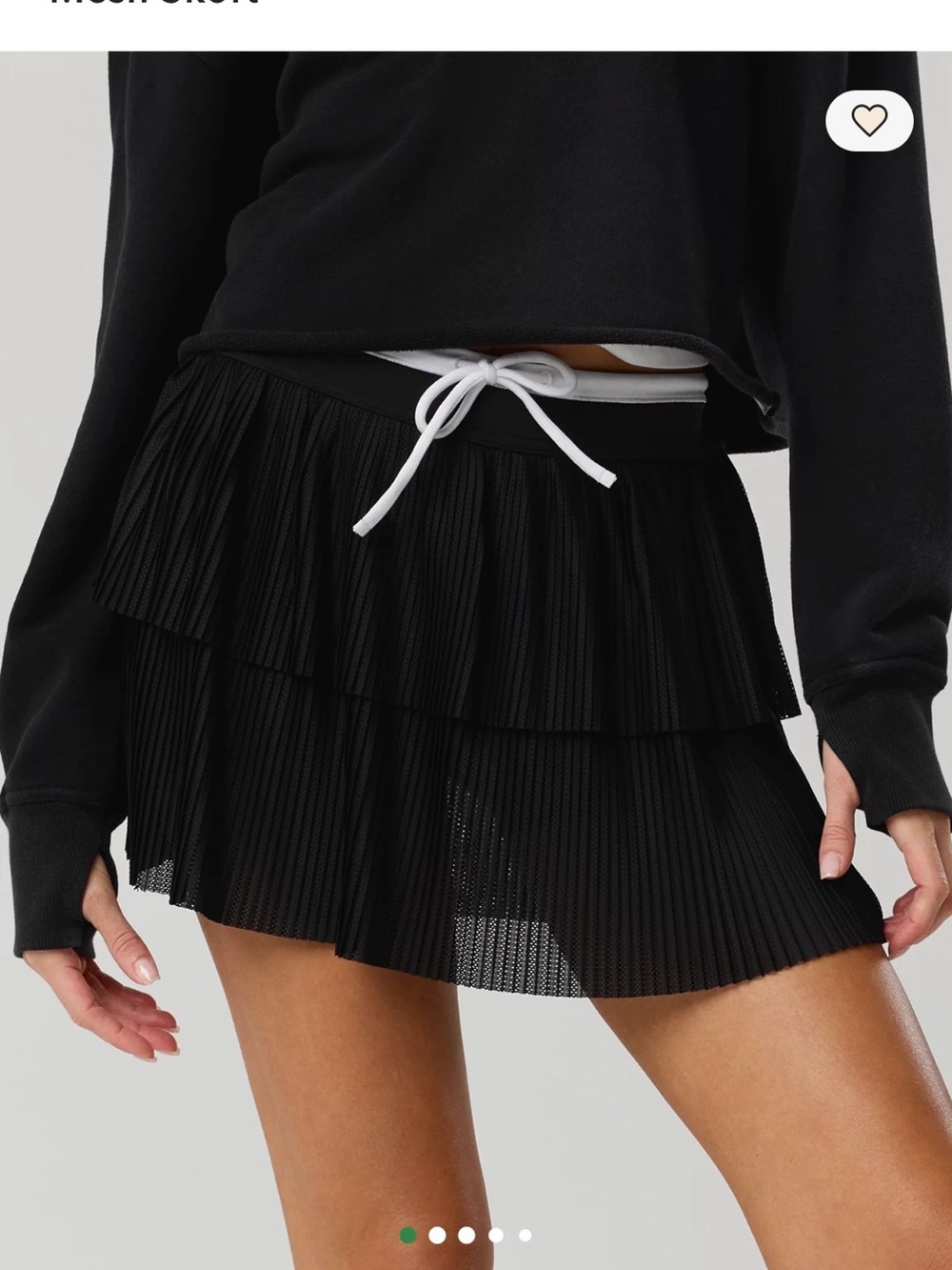 Aerie Offline Mesh Skirt w/ built in shorts - tennis/pickleball